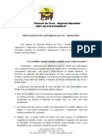 Mensagem Da Xix Assembleia Da CPT - Maranhão: "E As Multidões Estavam Cansadas e Abatidas Como Ovelhas Sem Pastor"