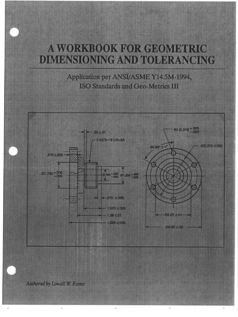 GD&T Workbook for Geometric Tolerancing | PDF | Engineering Tolerance ...