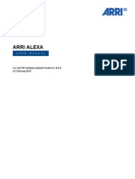 ARRI ALEXA User-Manual - SUP - 5-1 - 6-0