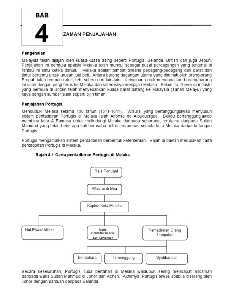 Bab4 Zaman Penjajahan Pdf