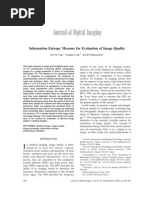 Information Entropy Measure For Evaluation of Image Quality: Du-Yih Tsai, Yongbum Lee, and Eri Matsuyama