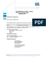 WEG Tabela Registros Pfw01 Manual Portugues Br