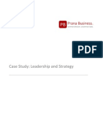 Case Study - Leadership and Strategy