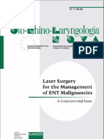 Laser Surgery For The Management of Ent Malignancies PDF