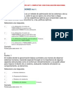 Teoria de Las Decisiones Act - Corregidas Completas Con Evaluación Nacional