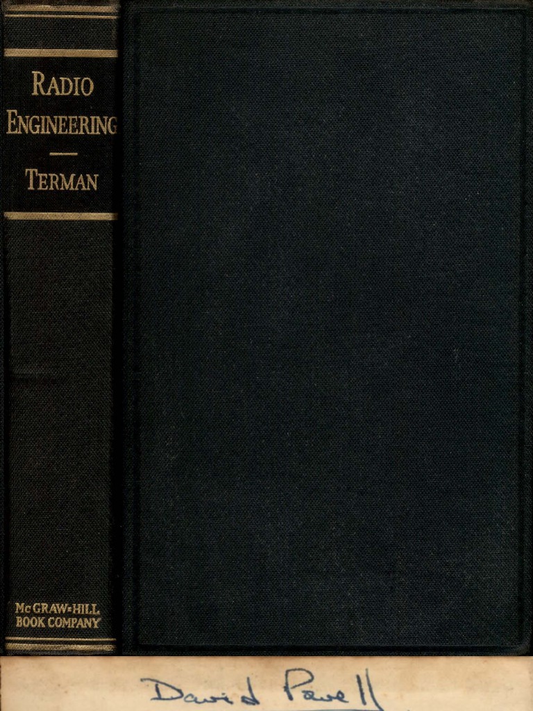 Terman RadioEngineering PDF Equipment Engineering