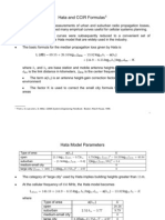 Hata and CCIR Formulas