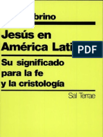 Jon Sobrino Jesús en América Latina