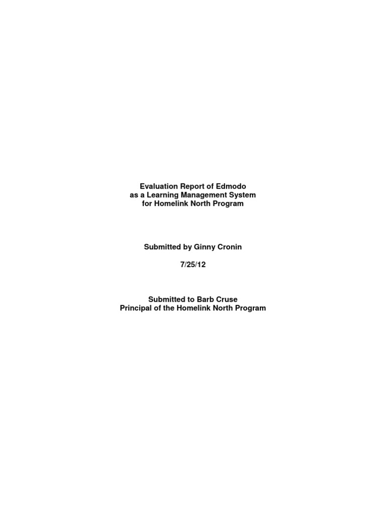 Program Evaluation Report2 Autosaved | PDF | Educational Technology ...