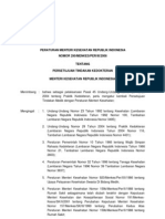 Kepmenkes 290 Tahun 2008 - Persetujuan Tindakan Kedokteran