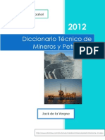 Diccionario Tecnico de Mineros y Petroleros - Ingles a Espanol