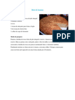 Receitas para Diabeticos