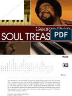 George Duke Soul Treasures Manual - English