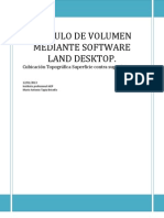 Calculo de Volumen Mediante Software Land Desktop