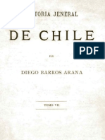 Barros Arana - Historia General de Chile Tomo VII