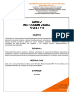 Temario Inspeccion Visual I y II Imisi Corp