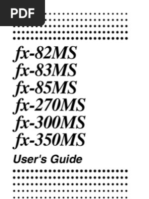 Casio Fx 350ms Manual Pdf Fraction Mathematics Standard Deviation