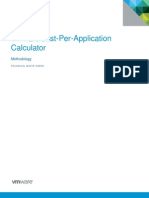 Vmware Cost Per Application Calculator Methodology