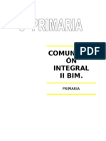 Comunicación - Ii Bimestre