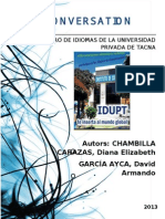 Conversation: Centro de Idiomas de La Universidad Privada de Tacna