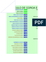 Cálculos Da Coroa Sem Fim