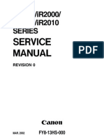 Canon IR 1600-1610-2000-2010 Service Manual