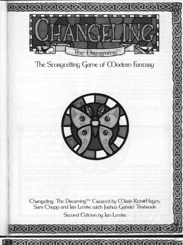 CTD Changeling The Dreaming 2nd Edition | PDF | Mystery, Thriller & Crime  Fiction