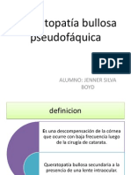 Queratopatía Bullosa Pseudofáquica