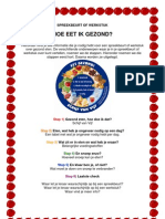 SPREEKBEURT Hoe Eet Ik Gezond PDF