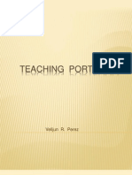 Teaching Portfolio