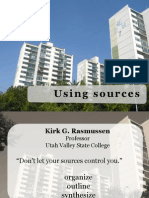 OJT Presentation - Using Sources
