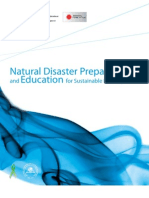 Natural Disaster Preparedness and Education for Sustainable Development