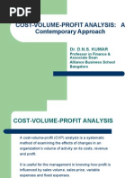 Download CVP analysis by Dr DNSKUMAR SN14928413 doc pdf