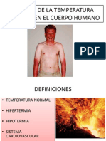 Efectos de La Temperatura en El Cuerpo Humano