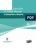 Guía de Atención en Salud Mental en Emergencias y Desastres