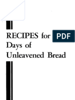 Recipe for Days of Unleavened Bread