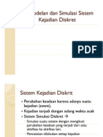 3.1 Permodelan Dan Simulasi Sistem Kejadian Diskret