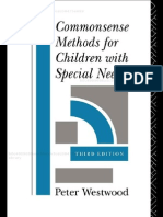Commonsense Methods For Children With Special Needs Strategies For The Regular Classroom