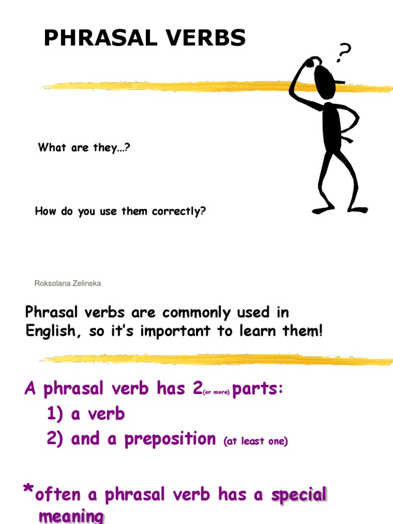 Understanding Phrasal Verbs in English | PDF | Language Arts & Discipline