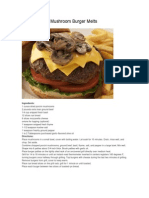 Grilled Porcini Mushroom Burgers