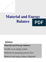 Material and Energy Balance Diagram