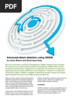 Advanced Attack Detection Using OSSIM