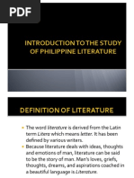 Introduction To Philippine Literature