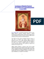 Canonizarea Sf. Patr. Atanasie Patelarie