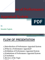 Limitations of Performance Appraisal System