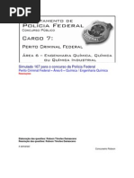 Simulado 167 - PCF Área 6 - PF - CESPE