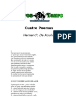 Acuña, Hernando - Cuatro Poemas
