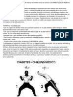 SALUD - Medicina Tradicional China - Chikung Médico - Diabetes PDF