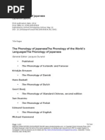 The Phonology of Japanese