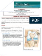 collateral ligament injuries-orthoinfo - aaos